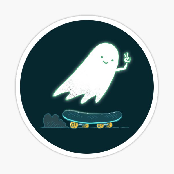 Peace Ghost Sticker