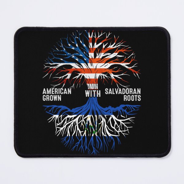 Item preview, American Grown With Salvadoran Roots Tree El Salvador Flag designed and sold by MoHaCo.
