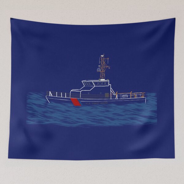 Item preview, Coast guard day solo ship designed and sold by CabinThreadCo.