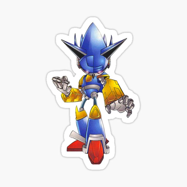 Mecha Sonic Sticker - Mecha Sonic Versus - Discover & Share GIFs