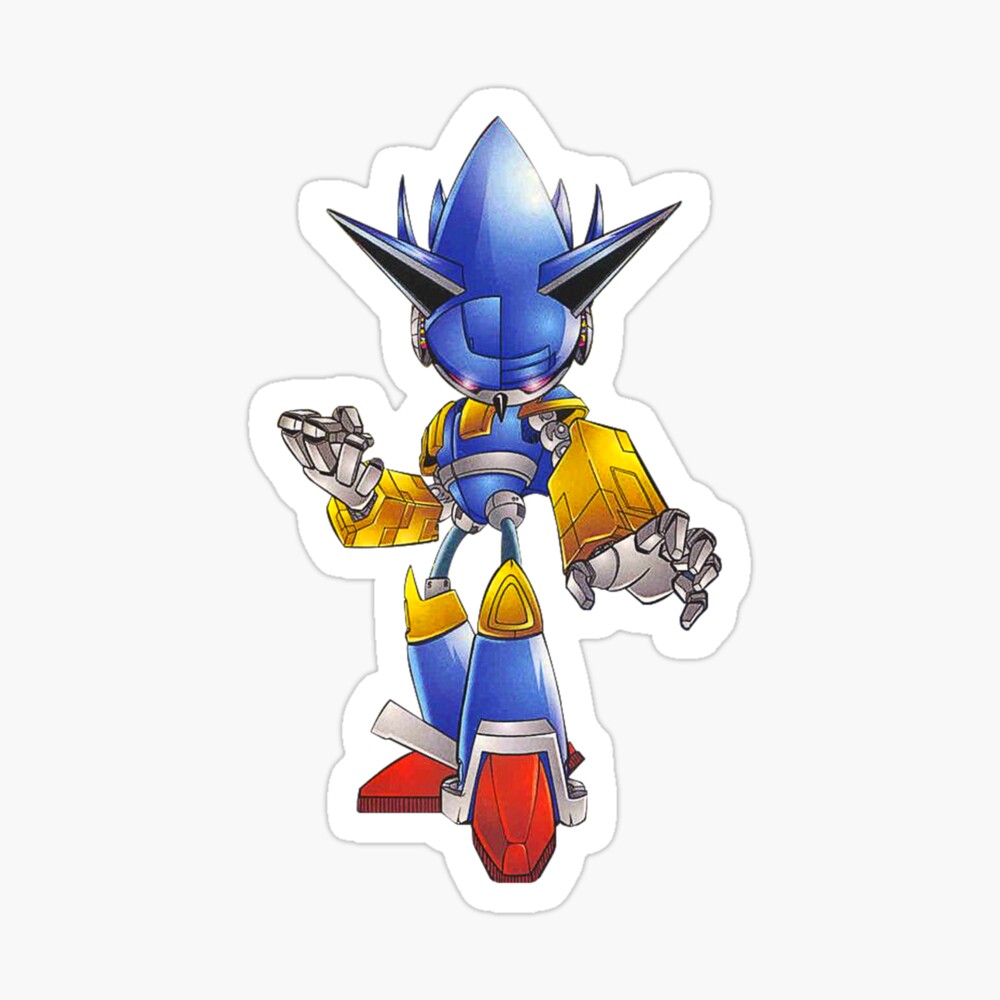 Metal Sonic Menacing Magnet for Sale by Keerl