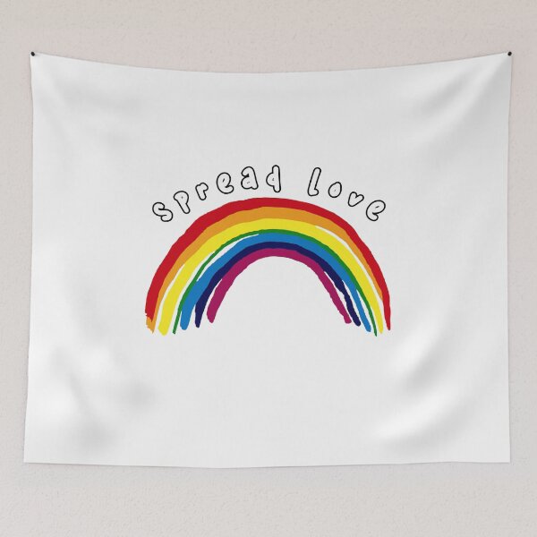 Item preview, SPREAD LOVE Rainbow designed and sold by everything4eva.