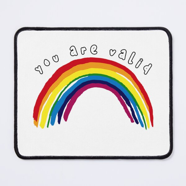 Item preview, YOU ARE VALID Rainbow designed and sold by everything4eva.
