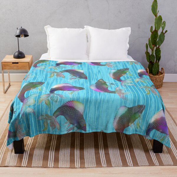 Item preview, Pattern - Jumping Fishes Rainbow designed and sold by Eejee-SK.