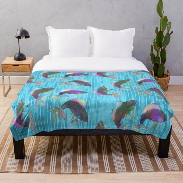 Item preview, Pattern - Jumping Fishes Rainbow designed and sold by Eejee-SK.