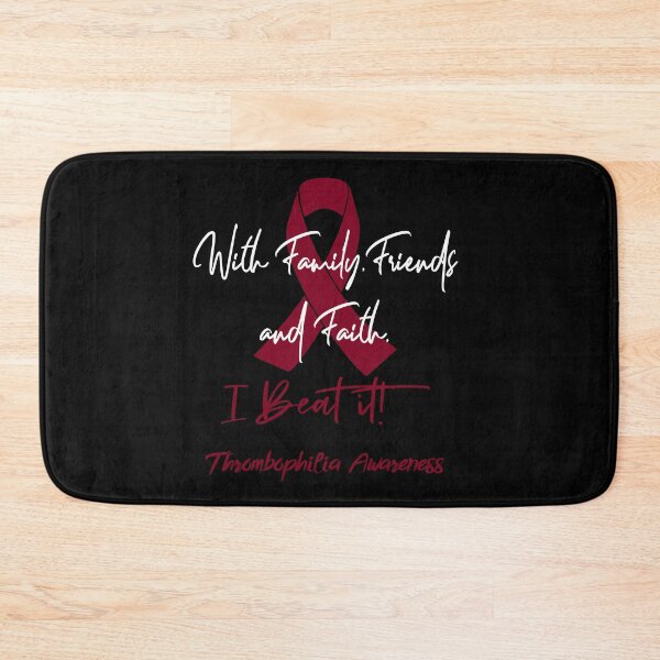Item preview, Thrombophilia Warrior - With Family, Friends, and Faith - I BEAT IT! designed and sold by Robbsyn.