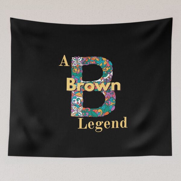 Item preview, Brown Family Monogram displays proud family characteristics designed and sold by Faelee.