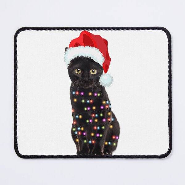 Item preview, Christmas Black Cat designed and sold by superone8.
