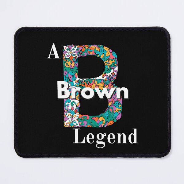 Item preview, Brown Family Monogram displays proud family characteristics designed and sold by Faelee.
