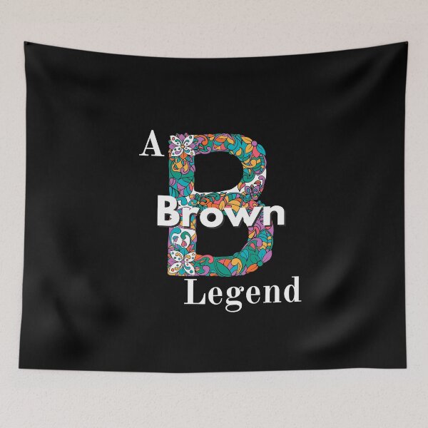 Item preview, Brown Family Monogram displays proud family characteristics designed and sold by Faelee.