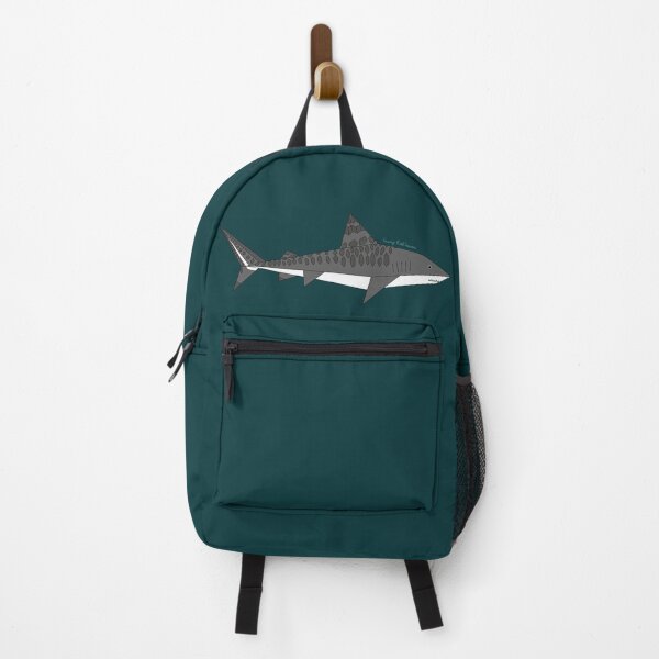 Item preview, Geometric Tiger Shark without background designed and sold by Caseymakesart.