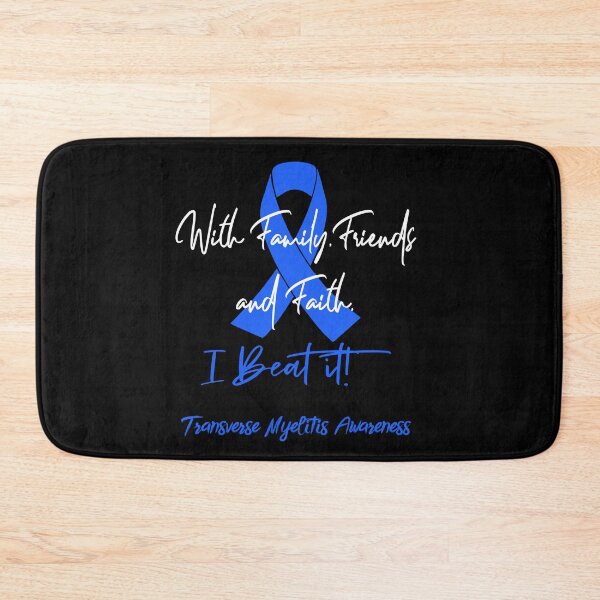 Item preview, Transverse Myelitis Warrior - With Family, Friends, and Faith - I BEAT IT! designed and sold by Robbsyn.