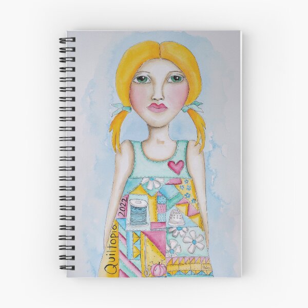 Item preview, Quiltopia girl designed and sold by Funartbypato.