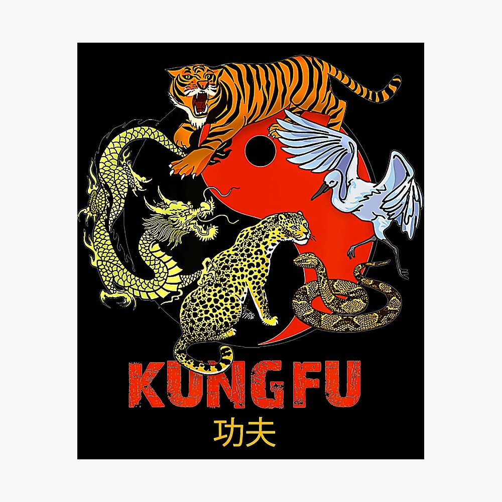 Kung fu five animals forms chinese martial Kung fu five animals forms chinese martial