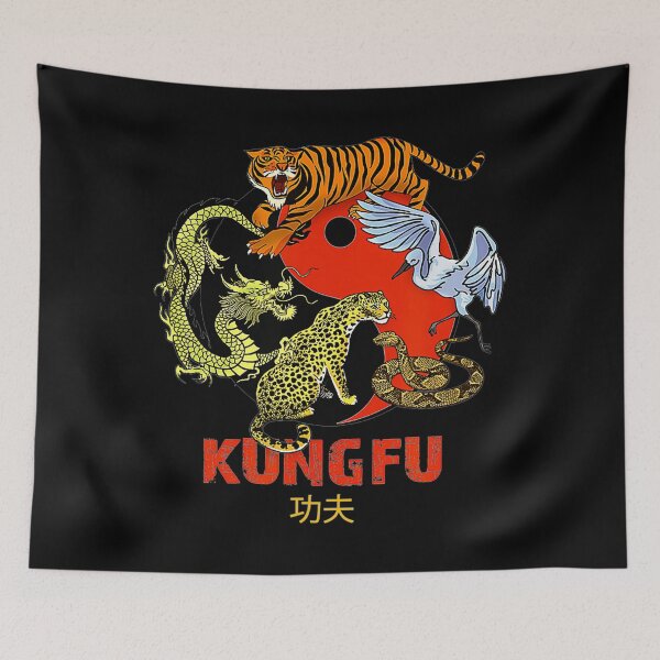 Item preview, Kung fu  five animals forms chinese martial designed and sold by MollieCooper98.