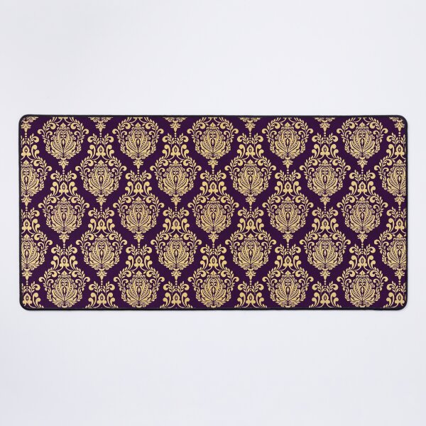 Item preview, Gold Brocade over Purple Pattern designed and sold by JadeRyder.