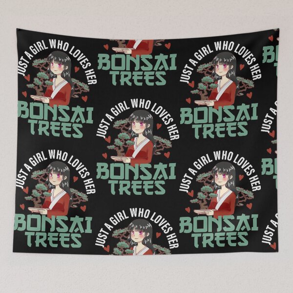 Item preview, Bonsai Tree Zen Just A Girl Who Loves Bonsai Anime  designed and sold by LauraNobl43750.