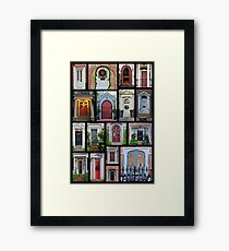 Doors of Charleston Framed Print