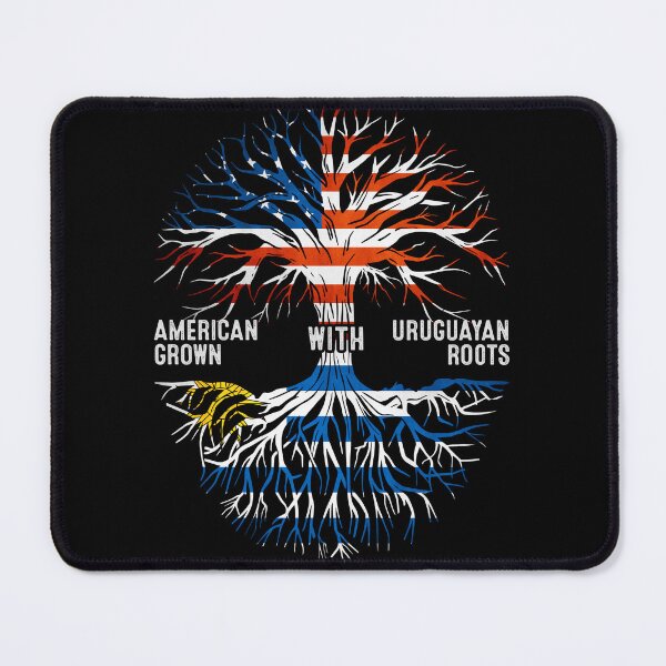 Item preview, American Grown With Uruguayan Roots Tree Uruguay Flag designed and sold by MoHaCo.