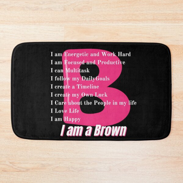 Item preview, Brown Family Monogram displays proud family characteristics designed and sold by Faelee.