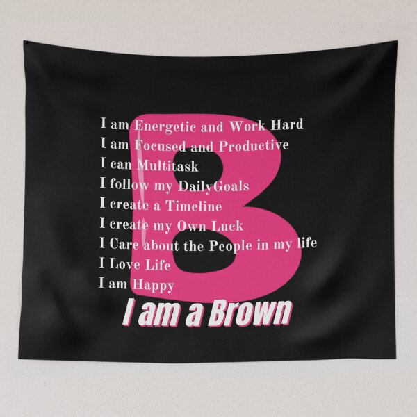Item preview, Brown Family Monogram displays proud family characteristics designed and sold by Faelee.