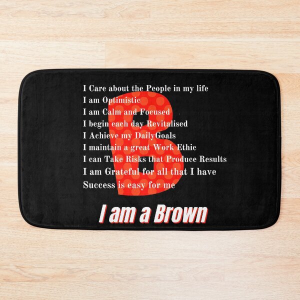 Item preview, Brown Family Monogram displays proud family characteristics designed and sold by Faelee.