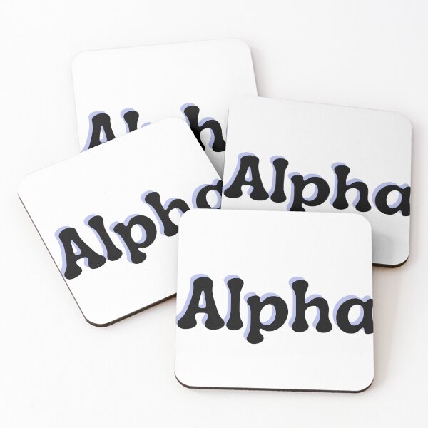 Item preview, Alpha in Lilac & Black  designed and sold by Jayme's Original.