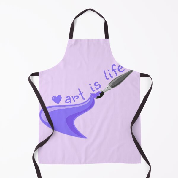 Item preview, ART IS LIFE Purple Paintbrush designed and sold by everything4eva.
