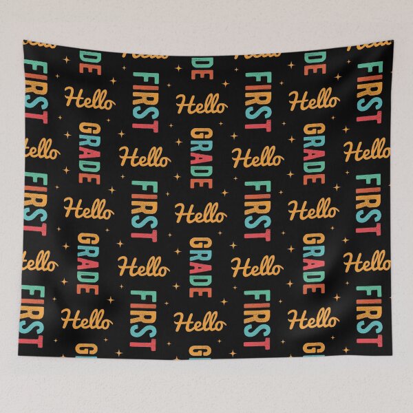 Item preview, Hello First Grade designed and sold by ChicGraphix.