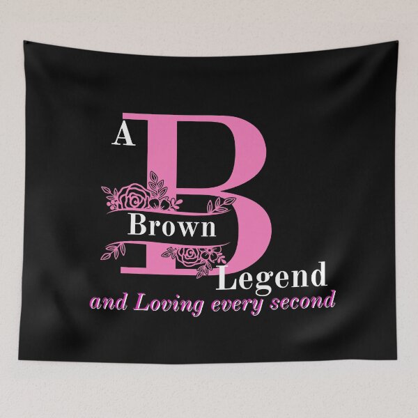 Item preview, Brown Family Monogram displays proud family characteristics designed and sold by Faelee.