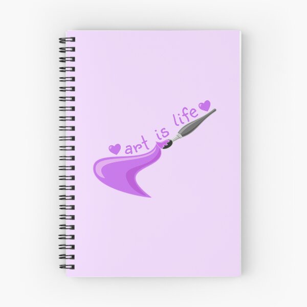 Item preview, ART IS LIFE Purple Paintbrush designed and sold by everything4eva.
