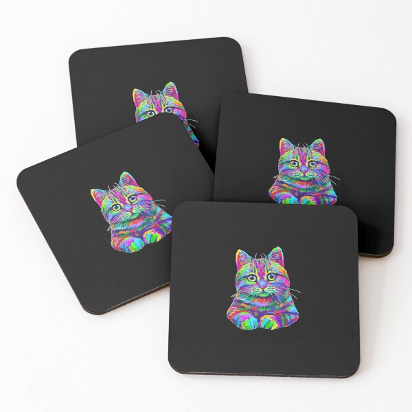 Artikelvorschau, Bunter Katzenkopf-Kunststil entworfen und verkauft von puettallexw.
