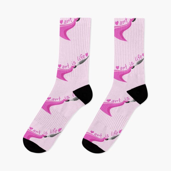 Item preview, ART IS LIFE Pink Paintbrush designed and sold by everything4eva.