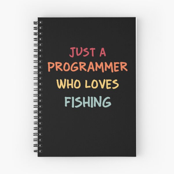 Item preview, Funny Programmer Gift | Funny Software Developer Gift | Funny Coder Gift | Just A Programmer Who Loves Fishing designed and sold by campingforge.