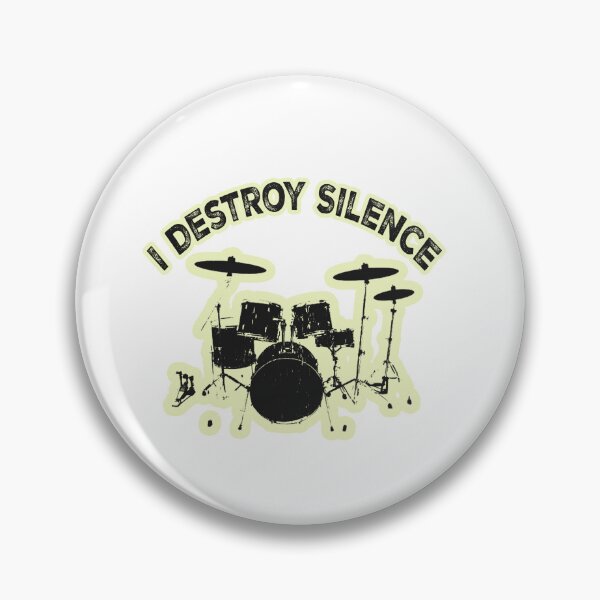 Item preview, I Destroy Silence drummer designed and sold by ONPINI.