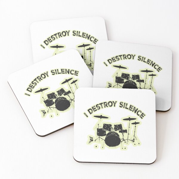Item preview, I Destroy Silence drummer designed and sold by ONPINI.
