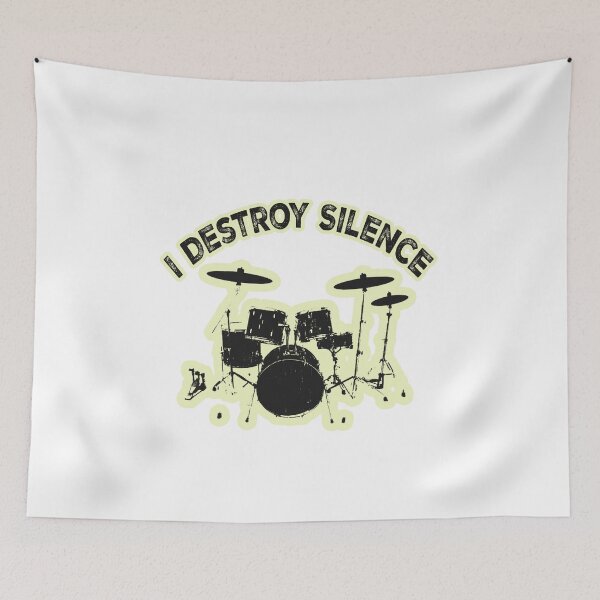 Item preview, I Destroy Silence drummer designed and sold by ONPINI.