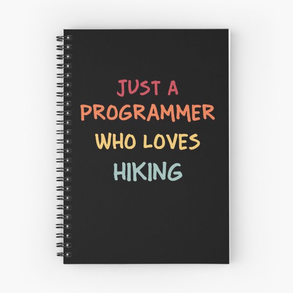 Item preview, Funny Programmer Gift | Funny Software Developer Gift | Funny Coder Gift | Just A Programmer Who Loves Hiking designed and sold by campingforge.