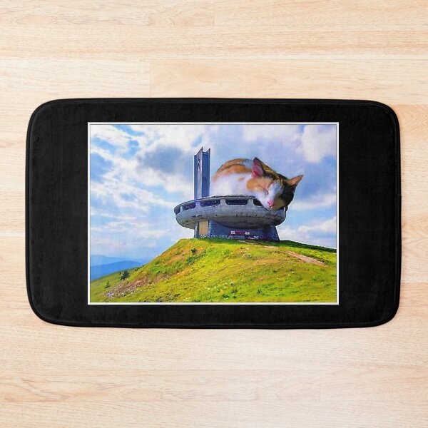 Item preview, Catnap on a Brutalist Architectural Building designed and sold by VespersEmporium.