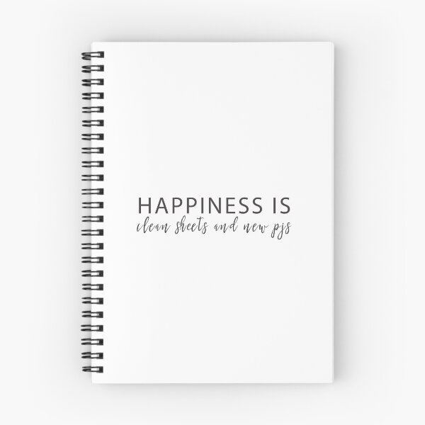 Item preview, Happiness is clean sheets and new pjs designed and sold by doodle189.
