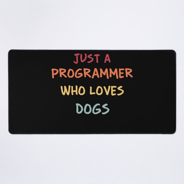 Item preview, Funny Programmer Gift | Funny Software Developer Gift | Funny Coder Gift | Just A Programmer Who Loves Dogs designed and sold by campingforge.