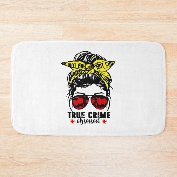Item preview, True Crime Obsessed Messy Hair Bun Junkie Serial Killer Crime designed and sold by nwaja-art.