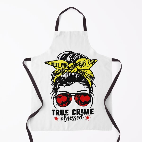 Item preview, True Crime Obsessed Messy Hair Bun Junkie Serial Killer Crime designed and sold by nwaja-art.