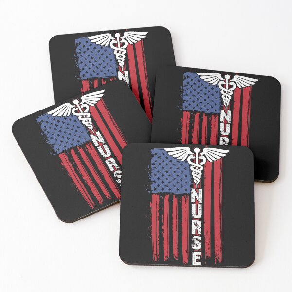 Item preview, Patriotic american usa flag registered nurse designed and sold by MollieCooper98.