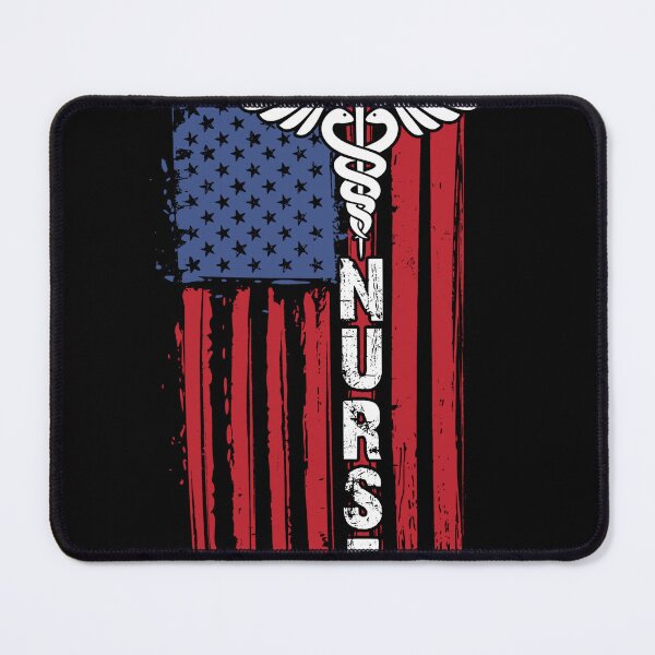 Item preview, Patriotic american usa flag registered nurse designed and sold by MollieCooper98.