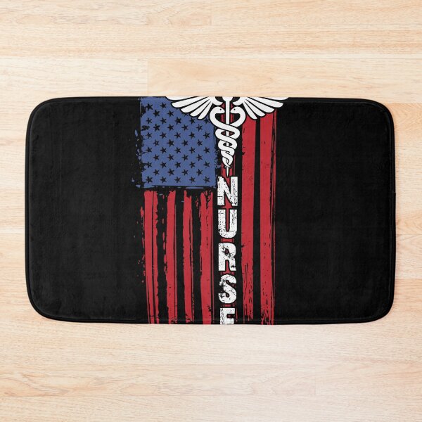 Item preview, Patriotic american usa flag registered nurse designed and sold by MollieCooper98.