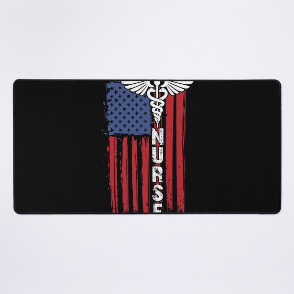 Item preview, Patriotic american usa flag registered nurse designed and sold by MollieCooper98.