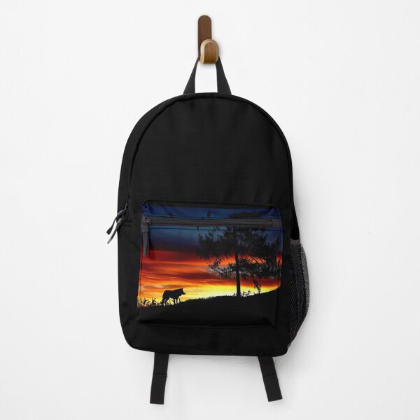 Item preview, ANIMALS #69 - Silhouette of Wolf at a Gorgeous Sunset designed and sold by DEL-Productions.