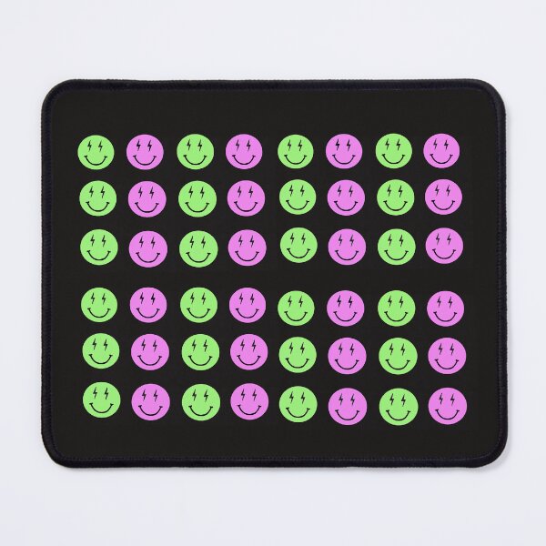 Item preview, Purple and green trendy smiley faces designed and sold by Kandi Hohenberger.
