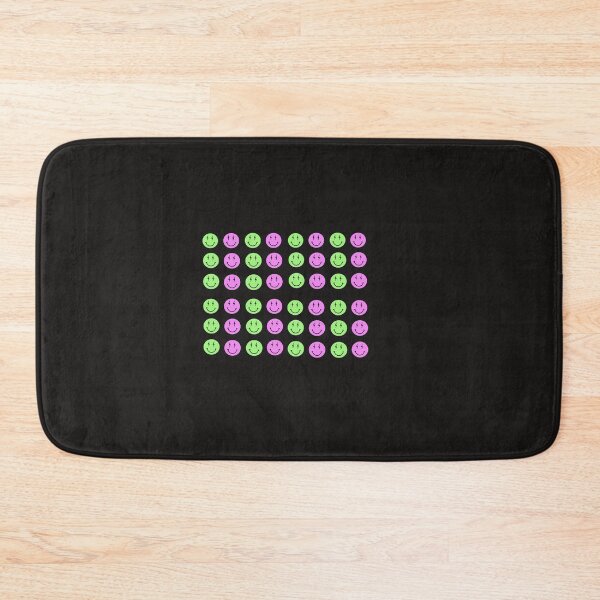 Item preview, Purple and green trendy smiley faces designed and sold by Kandi Hohenberger.